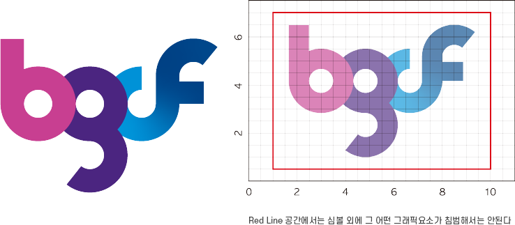 부산글로벌도시재단의 CI심볼마크입니다.